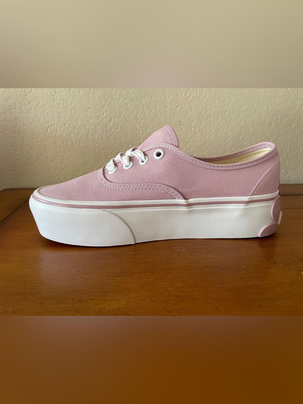 Vans Authentic Stackform Sneakers Oversized Flowers Lilac Women Size 7.5 - Picture 7 of 16